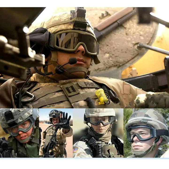 TACTICAL GLASSES FOR AIRSOFT, MOTOCROSS AND OTHER SPORTS