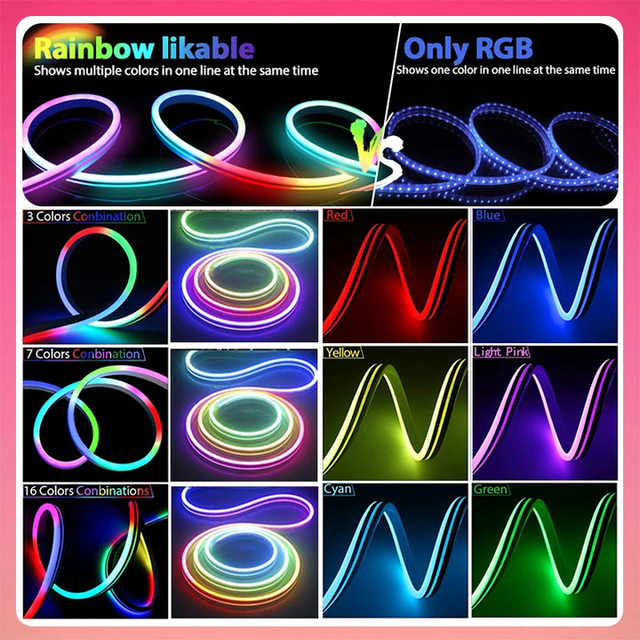 NEON ROPE WITH MUSICAL SYNC