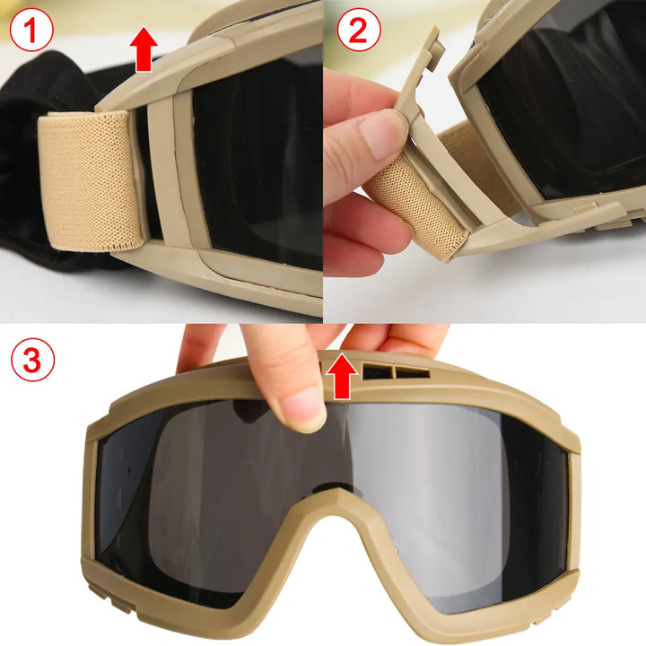 TACTICAL GLASSES FOR AIRSOFT