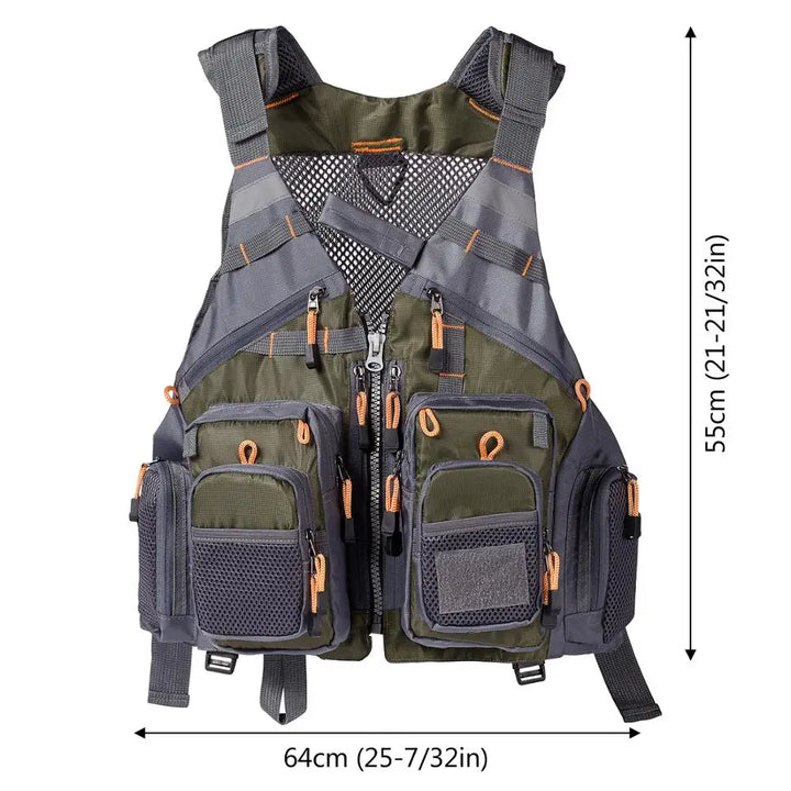 VEST FOR FISHING AND SPORTS