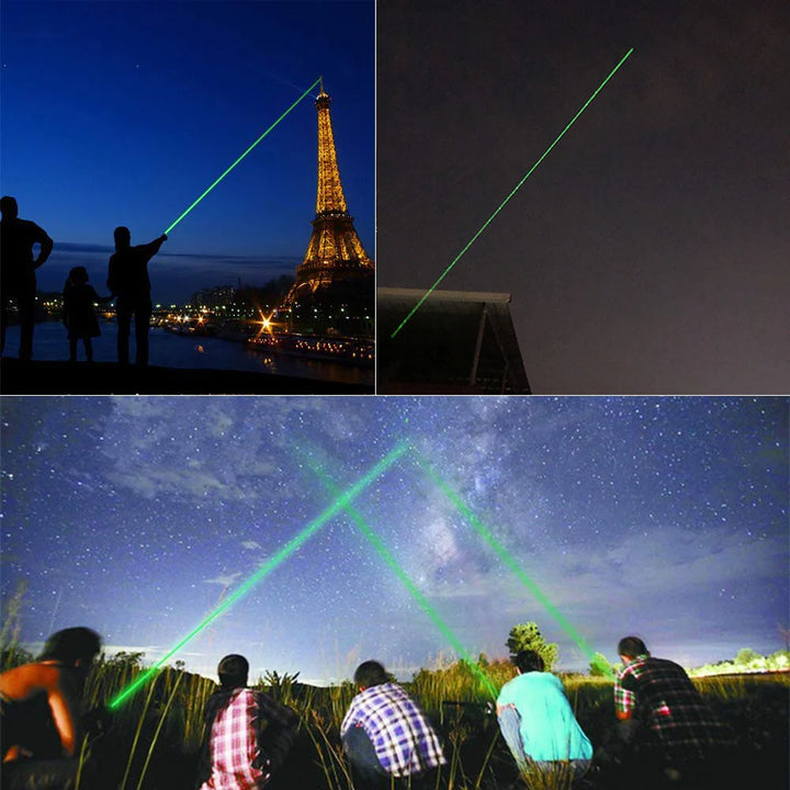 HIGH POWER GREEN LASER, RANGE GREATER THAN 3,000 METERS