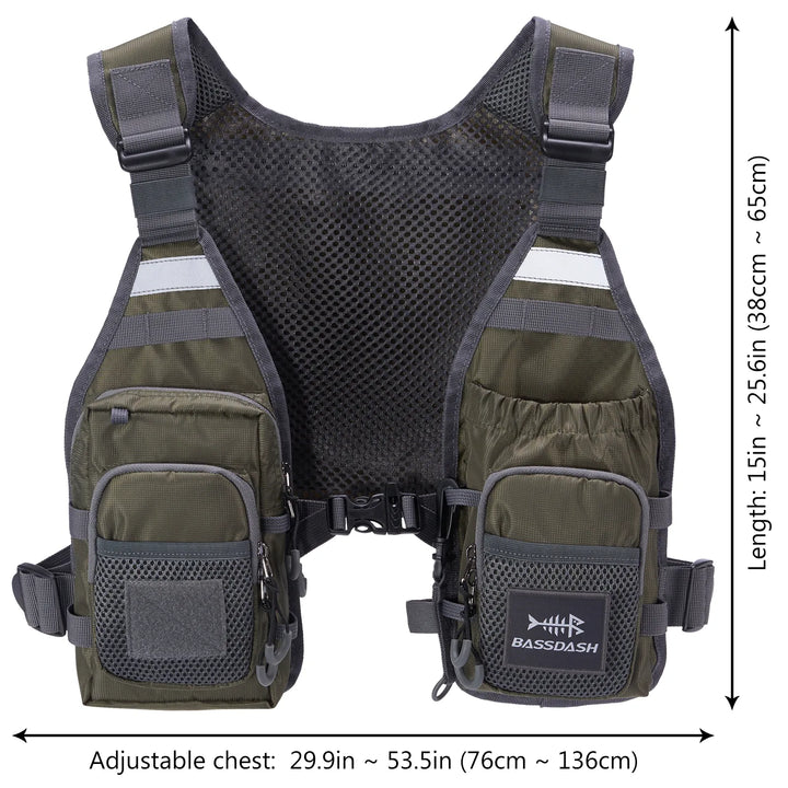 UNISEX FISHING VEST ONE SIZE