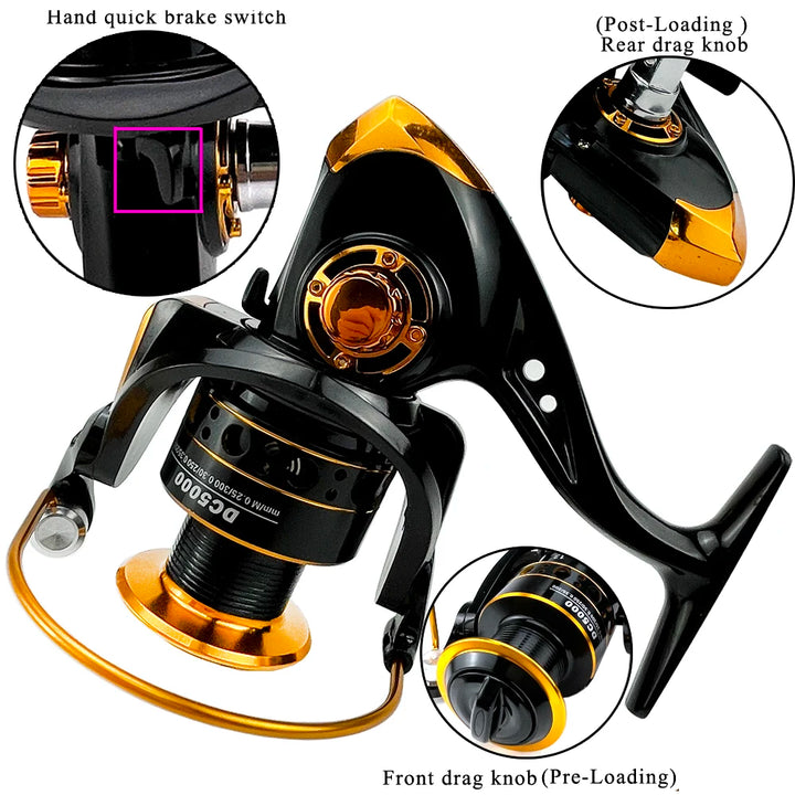 FISHING REEL 5.2.1 BEARINGS - IDEAL FOR YOUR FISHING