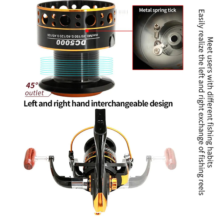 FISHING REEL 5.2.1 BEARINGS - IDEAL FOR YOUR FISHING