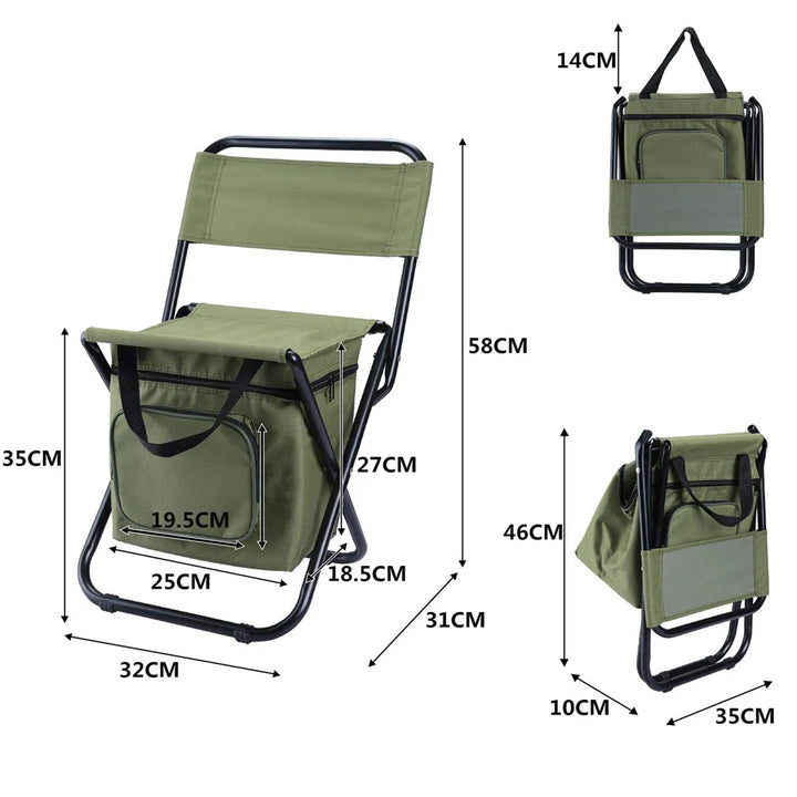 FOLDING CHAIR WITH PORTABLE BAG