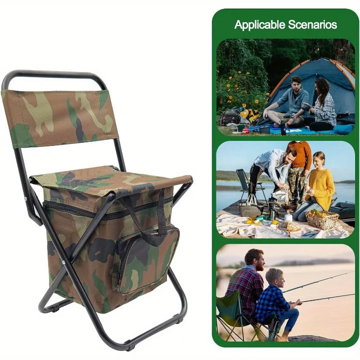 FOLDING CHAIR WITH THERMAL BAG FOR DRINKS