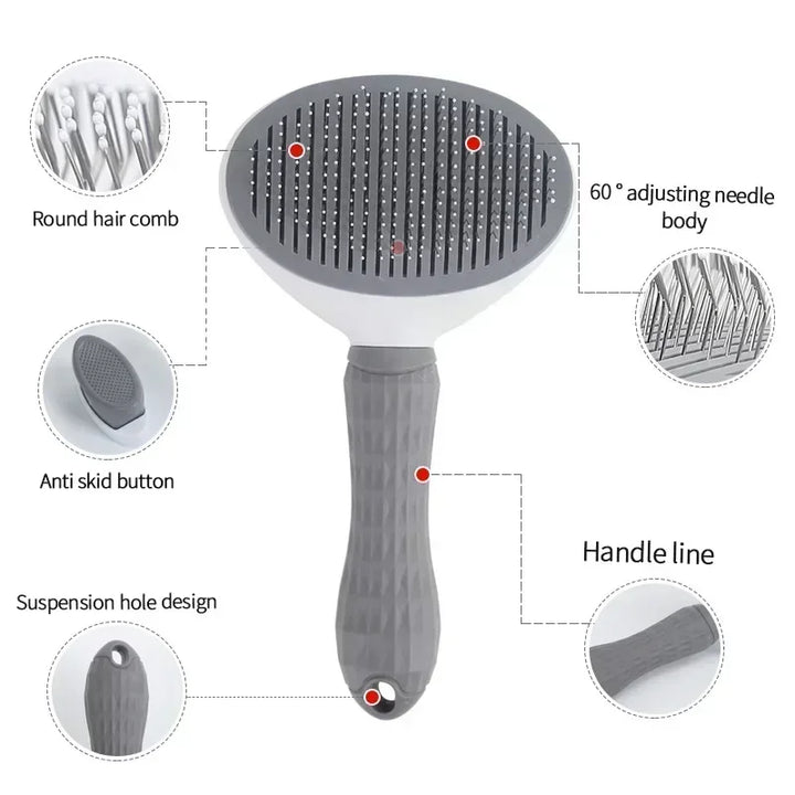 DOG AND CAT HAIR REMOVAL BRUSH