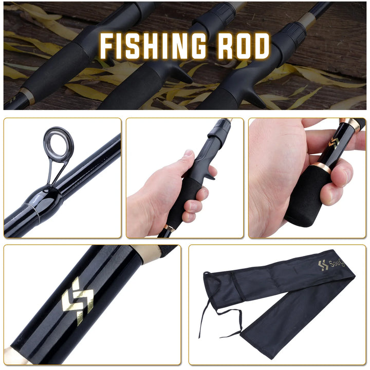 FISHING ROD WITH EXCLUSIVE CARBON