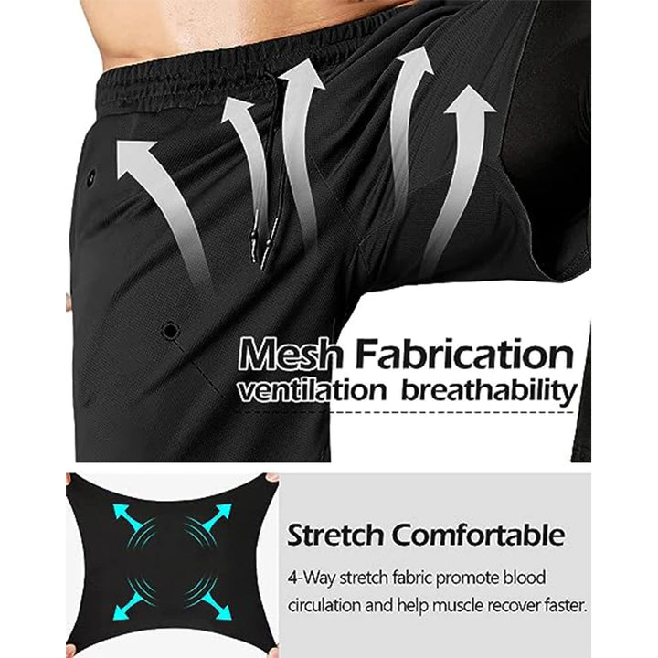 MEN'S SPORTS PANTS 2 IN 1