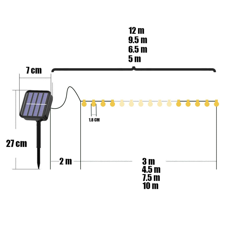 100 Waterproof LED lamps - For your decoration