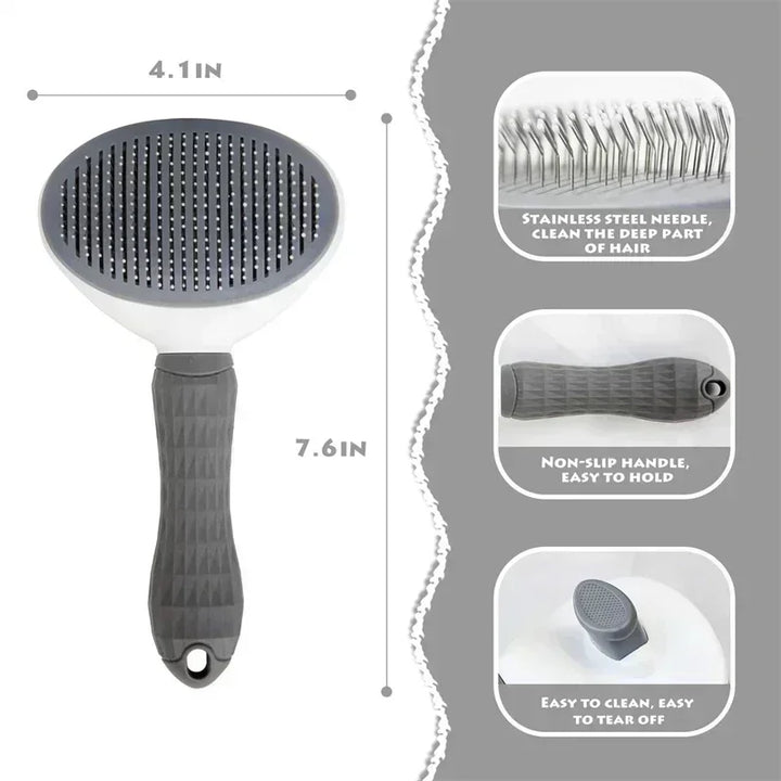 DOG AND CAT HAIR REMOVAL BRUSH