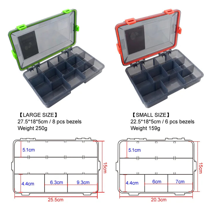 ORGANIZATION BOX FOR FISHING EQUIPMENT