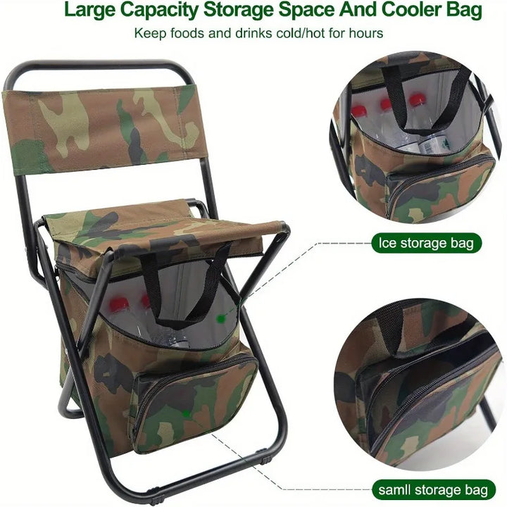 FOLDING CHAIR WITH THERMAL BAG FOR DRINKS