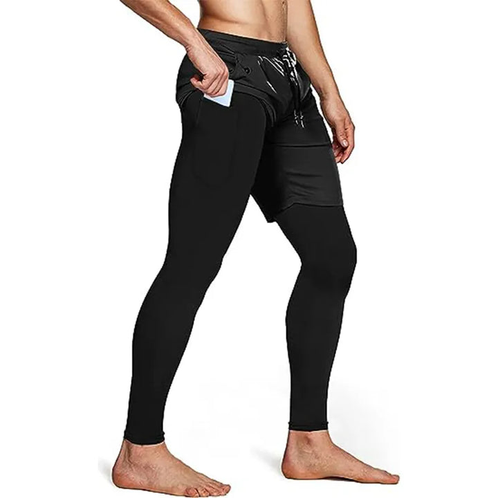 MEN'S SPORTS PANTS 2 IN 1