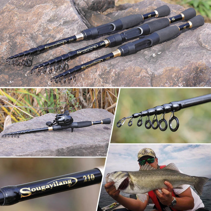 FISHING ROD WITH EXCLUSIVE CARBON