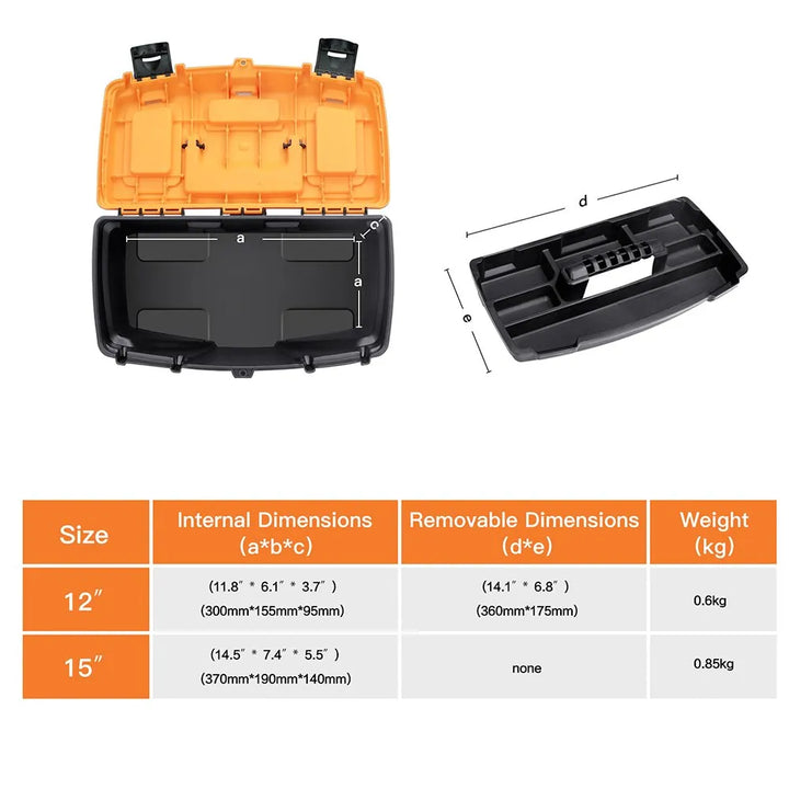 TOOL AND STORAGE BOX 12/15 INCH