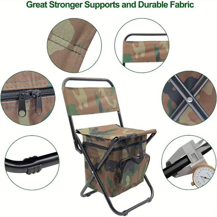 FOLDING CHAIR WITH THERMAL BAG FOR DRINKS